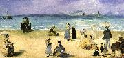 On the Beach at Boulogne Edouard Manet